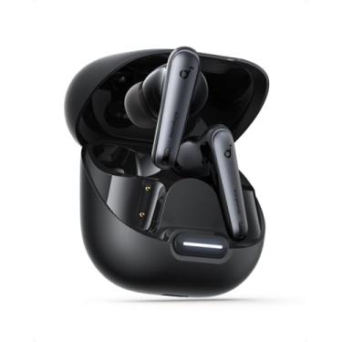 Imagem de soundcore Liberty 4 NC da Anker, Fone de Ouvido Bluetooth Sem Fio, Redução de Ruído de 98,5%, Cancelamento Adaptativo para Ouvidos e Ambiente, Áudio Hi-Res, 50H de Bateria, Carregamento Sem Fio, Preto