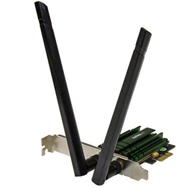 Imagem de StarTech.com Adaptador de rede AC sem fio PCI Express AC1200 de banda dupla - cartão WiFi PCIe 802.11ac - cartão AC sem fio de 2,4/5 GHz, TAA (PEX867WAC22)