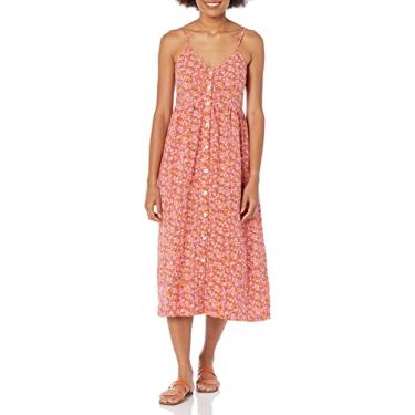 Imagem de Billabong Vestido midi feminino Venice Babe, Coral vintage, PP