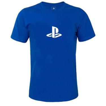 Imagem de Camiseta Licenciada Playstation Classic Ps Geek Azul - Mn Tecidos