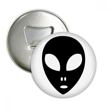 Imagem de Universe Alien Monster Head Abridor de garrafa ímã de geladeira emblema multifuncional