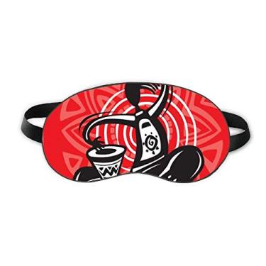 Imagem de Tamborim Outline Celebrate Mexicano Sleep Eye Shield Soft Night Blinfold Shade Cover