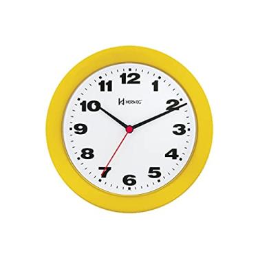 Imagem de Relógio de Parede Quartz Amarelo Pantone 109C