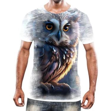 Imagem de Camiseta Camisa Animais Corujas Misticas Aves Noturnas Hd 10 - Enjoy S