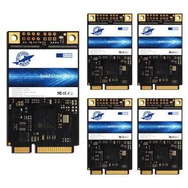 Imagem de Dogfish Msata 128 GB Unidade interna de estado sólido Mini Sata SSD Disco rígido de alto desempenho para Laptop Notebook (MSATA, pacote com 128 GB*5)