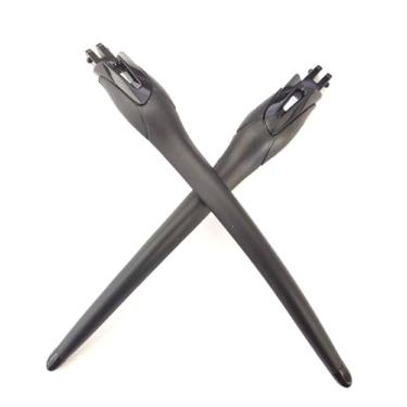 Imagem de Caulo Suporte de hastes de substituição preto polido compatível com Oakley Radar EV Path OO9208 Pitch OO9211 Armação de óculos de sol de vidro, Meias pretas polidas W pretas - 1 par