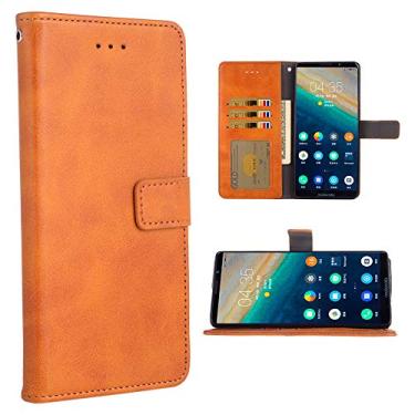 Imagem de Capa de telefone para Moto Z3 / Z3 Play Folio Flip Wallet Case, couro PU com compartimentos para cartão de crédito proteção total suporte capa protetora para celular Motorola MotoZ3 Z 3 3Z Z3play