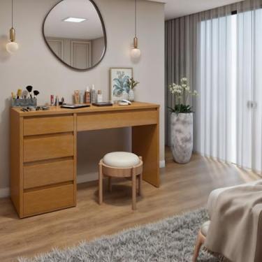 Imagem de Penteadeira 5 Gavetas Giulia Yescasa Naturalle