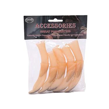 Imagem de 5PCS Halloween Dedos Falsos Conjunto Assustador Bruxas Assustadoras Unhas para Cosplay Festa Brinquedos de Brincadeira para Festa de Halloween Festivais Adereços Assustadores type1