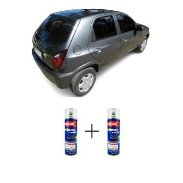 Imagem de Tinta Spray Automotiva Cinza Orium Met - WA/762U GM 300ml + Spray Vern