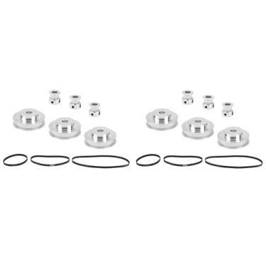 Imagem de Polia Correia Dentada, Roda Síncrona de 20 Dentes/60 Dentes, Diâmetro de 8 Mm + Correia Dentada 2GT‑200/280/400/mm