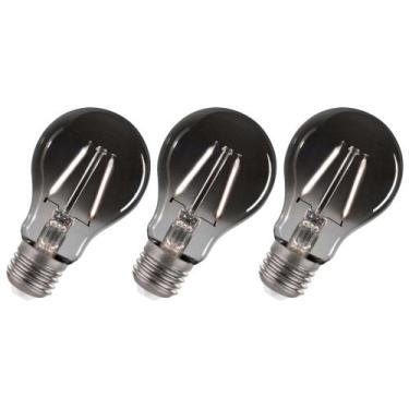 Imagem de Lâmpada Led Fumê 30W Iluminação Decorativa Kit 3 unid. Vintage Branco 