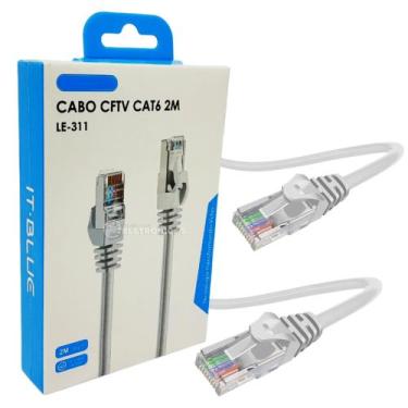 Imagem de Cabo de Internet CAT6 Rede Ultra Veloz Alta Qualidade LE311 LE312 LE31
