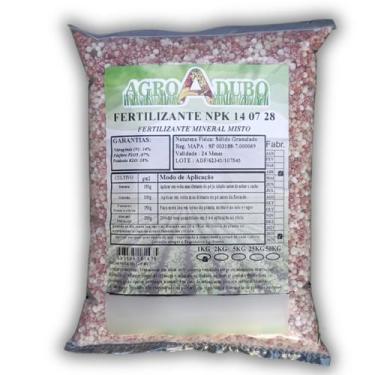 Imagem de Fertilizante Npk 14 07 28 - 1kg Para Bananeira Abacaxi Manga - AGROADU