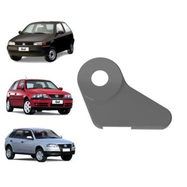 Imagem de Capa Lateral Banco Vazada Lado Mot. Dir. Gol G2 G3 G4 Preto - PLASTCAR