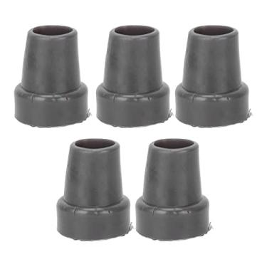 Imagem de Pontas de Cana, 5 PCS 22mm Pontas de Cana de ângulo único Acessórios de Cana Pontas de Muleta Imitação de Textura de Pneu Preservativo Borracha Antiderrapante Translúcida Pontas