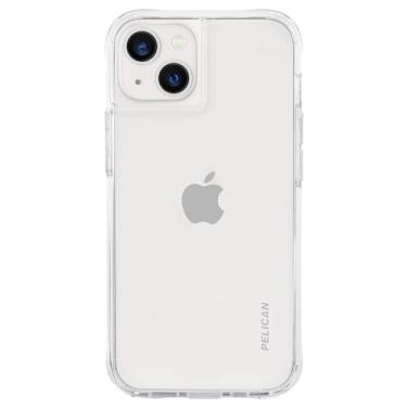 Imagem de Pelican – Série Aventura – Capa de proteção resistente para iPhone 13, projetada para caber bem no bolso – proteção contra quedas de 3 m – 6 cm, transparente