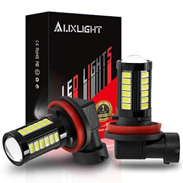 Imagem de AUXLIGHT H11 H8 H11LL H8LL H16 (Japonês) Lâmpadas LED de Neblina 6000K Xenon Branco, Super Brilhante 2800 Lumens 33-SMD Chips LED Luzes Diurnas DRL Substituição para Carros, Caminhões (pacote com 2)