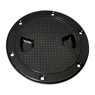Imagem de oshhni Tampa de escotilha para barco, porta de acesso marinho, antiderrapante, inspeção profissional, acessórios de placa para barco marinho, 4 Inch