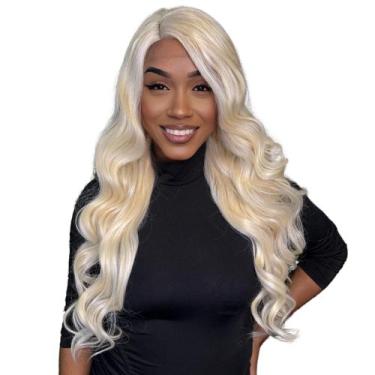 Imagem de Peruca Front Lace Hd Ondulada Fibra Futura Premium + Wig Cap - bbless,