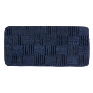 Imagem de Carpete Do Banheiro,Banheiro Cozinha Quarto Corredor Antiderrapante Absorvente De Suor Grande 45x100cm(Azul Escuro)