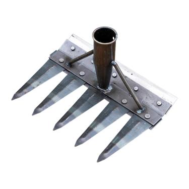 Imagem de Generic Garden Hoe Horagem Manual de Rake Manual Tool Gardening Harrow Weeds Removedor de ervas daninhas do extrator para solo solo solo solo cultivista , 5 Dentes