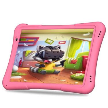 Imagem de Tablet Infantil Pritom 10" - Android 12, 32GB, Quad-Core, 6000mAh (Ros