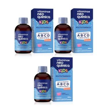 Imagem de Kit 3 Multivitamínico 240ml Neo Química Kids