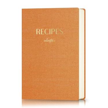Imagem de hi!SCI Livro de receitas em branco para escrever em suas próprias receitas, caderno de receitas grande com 192 páginas, diário de receitas de capa dura de 18 x 25 cm para amantes de culinária familiar