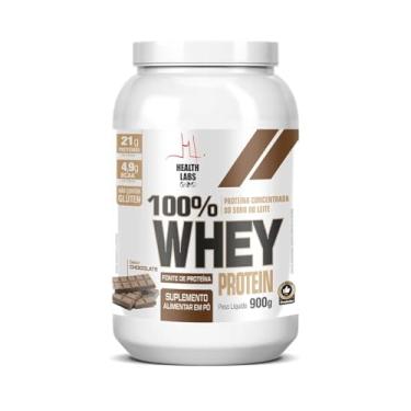 Imagem de 100% Whey Protein 900g Chocolate - Health Labs