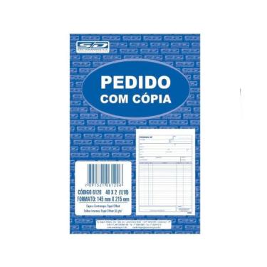 Imagem de Bloco de Pedido 1/18 2 Vias 40 Folhas - São Domingos