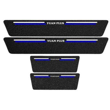 Imagem de Kit Soleira Protetora Porta Premium Blue PVC Yuan Plus 2025 - Jhow Ade