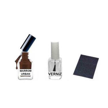 Imagem de Tinta Retoque Tira Risco Carro Toyota  -  Marrom Urban  - Jhow Adesivo