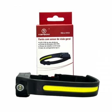 Imagem de Lanterna Led Para Cabeça - Regulagem Ajustável E Carregamento Usb Ka-l1518 Kapbom