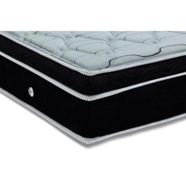 Imagem de Conjunto Box Solteiro Colchão Molas Ortobom Superpocket Elegant + Base Crc Suede Black(...