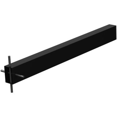 Imagem de Suporte Pia Chumbar Bancada Mesa 50 Cm Preto