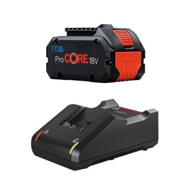 Imagem de Carregador De Baterias 18v GAL 18V-40 + Bateria 8AH Bosch