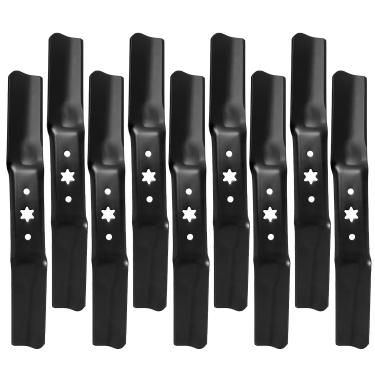 Imagem de budrash Lâminas de cortador 942-05056A adequadas para Cub Cad et Zero Turn 137.2 cm, lâmina de elevação média 742-05056 compatível com Cub Cad et, trator de grama Troy-Bilt, cortador de grama artesão,