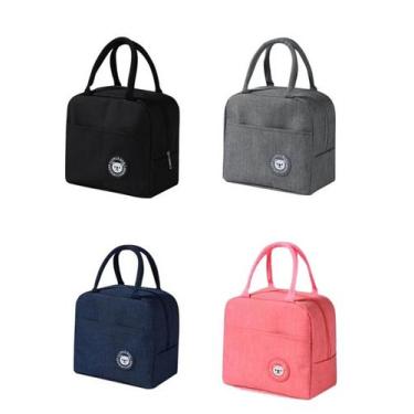 Imagem de Lancheira Térmica Compacta Bolsa Marmita Refeição Almoço  Ideal para E