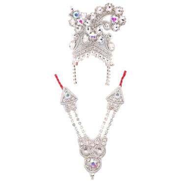 Imagem de Aditri Creation Conjunto decorativo Mala Mukut para Deusa Deus Ganesh/Laddu Gopal/Devi Maa/Radha Krishna Haar Sringar Conjunto de joias de divindades para o festival indiano Janmashtami (tamanho: - 3