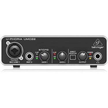 Imagem de Interface De Áudio Behringer U-Phoria UMC22 - BEHRINGER