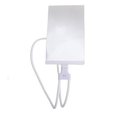 Imagem de Pssopp Linheiros de Vidro de Pescoço de Ganso, óculos de Lupa Flexíveis para Penduramento para Idosos de Baixa Visão Lendo Reparo de Inspeção de Costura (WHITE)