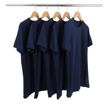 Imagem de Kit 5 Camisetas Lisas Básicas Cores Estampa - Diversas, Lote 5, GG
