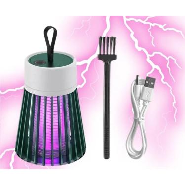 Imagem de Luminária Mata Mosquito LED UV USB | Repelente Elétrico | Armadilha Luz Ultravioleta Choque Lampada Inseto Pernilongo LED Luz UV USB