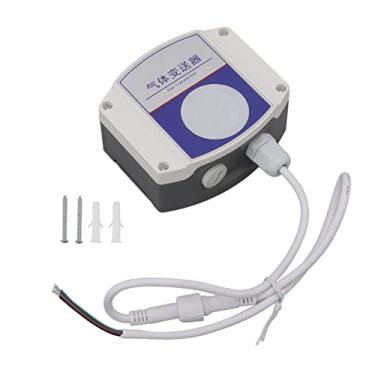 Imagem de Montagem da parede CO2 Sensor de temperatura Transmissor Detector de gás de dióxido de carbono com 485 comunicação para estufas agrícolas de cultivo de flores Plastic 8.8x7.5x4.2cm