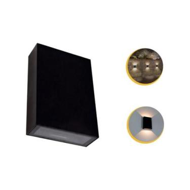 Imagem de Arandela Blindada Efeito 2 Fachos Duplo Led 4w 3000k - Initial / CTB, 