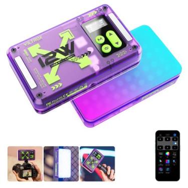 Imagem de Luz de câmera LED VILTROX Magnetic RGB 360 Full Color