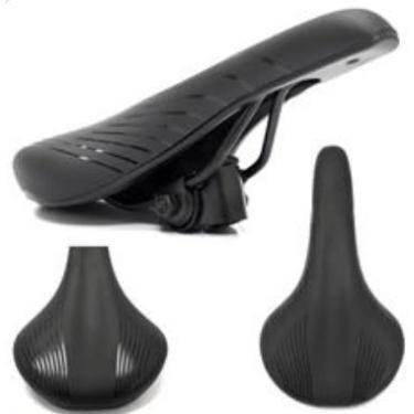 Imagem de Selim mtb pu preto c/carrinho - IMPORTADO