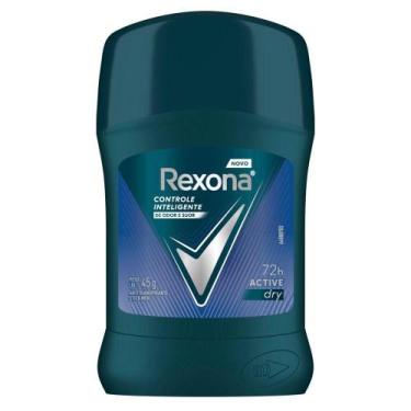 Imagem de Desodorante Antitranspirante Stick Rexona Active Dry Men 45g