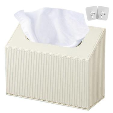 Imagem de Suporte de capa de toalha de mão em couro PU Fanousy Kleenex